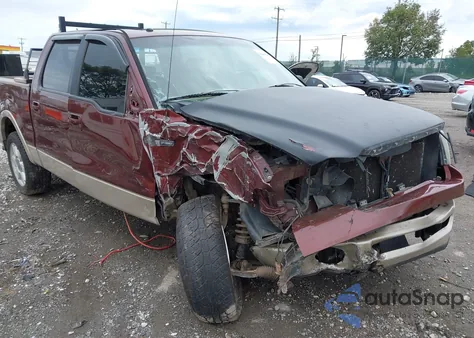 2007 Ford F150 Supercrew из США, поврежденный, VIN 1FTPW12V77KD18742